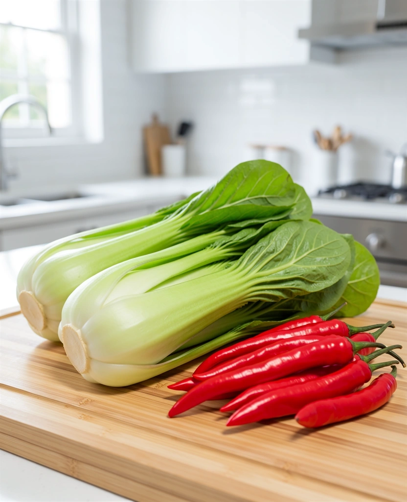 Fresh organic Indonesian vegetables